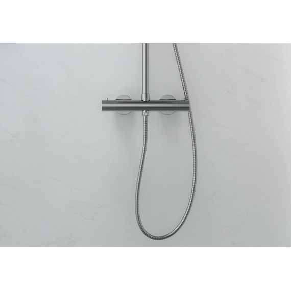 Душевая стойка с термостатом Aquatek Европа AQ2343CR, Цвет производителя: хром - фото 8