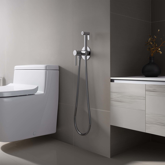 Набор для гигиенического душа Aquatek Европа AQ1021CR (со скрытой частью) - фото 4