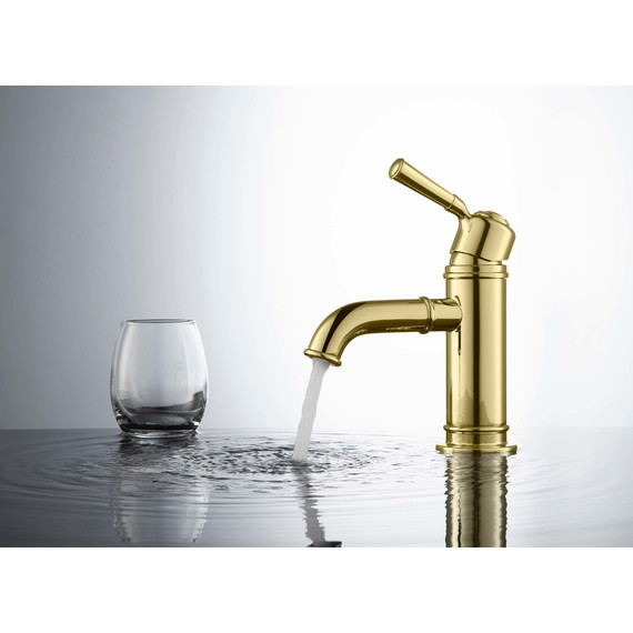 Смеситель для раковины Aquatek Классик AQ1510PG, золото, Цвет производителя: золото - фото 2