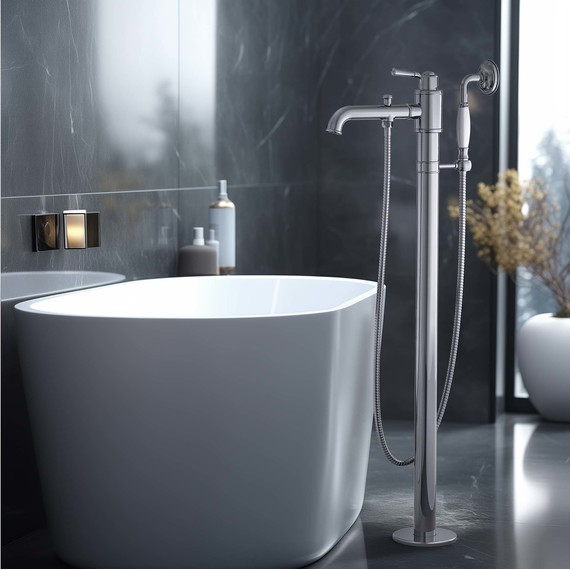 Смеситель для ванны Aquatek Классик AQ1545CR, Цвет производителя: хром - фото 2