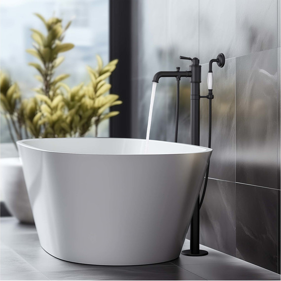 Смеситель для ванны Aquatek Классик AQ1545MB, чёрный матовый, Цвет производителя: чёрный матовый - фото 5