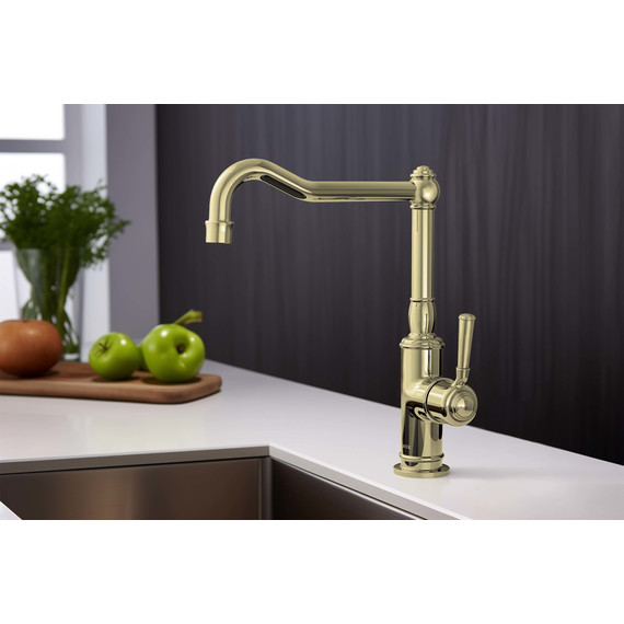 Смеситель для кухни Aquatek Классик AQ1580PG, золото, Цвет производителя: золото - фото 4