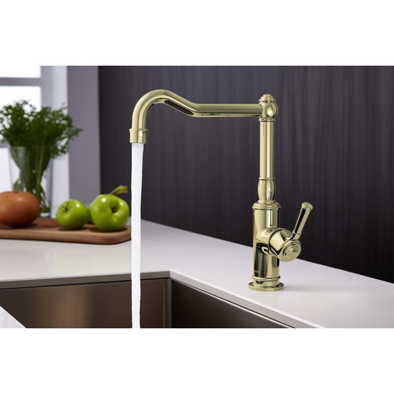 Смеситель для кухни Aquatek Классик AQ1580PG, золото, Цвет производителя: золото - фото 5