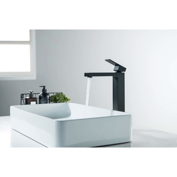 Смеситель для раковины высокий Aquatek Либра AQ1604MB, чёрный матовый, Цвет производителя: чёрный матовый - фото 3