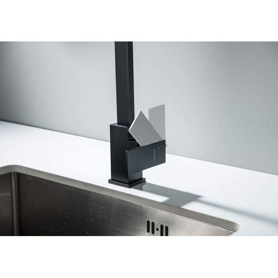 Смеситель для кухни Aquatek Либра AQ1680MB, чёрный матовый, Цвет производителя: чёрный матовый - фото 9