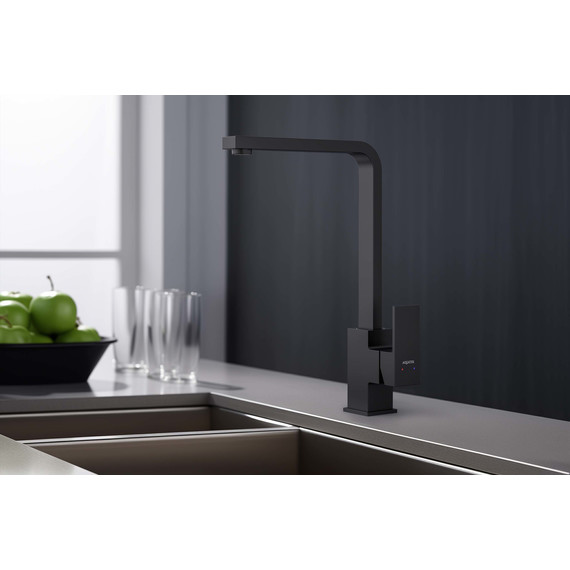 Смеситель для кухни Aquatek Либра AQ1680MB, чёрный матовый, Цвет производителя: чёрный матовый - фото 5