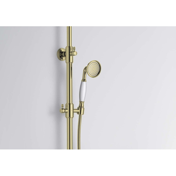 Душевая стойка с термостатом Aquatek Классик AQ2543PG, золото, Цвет производителя: золото - фото 9