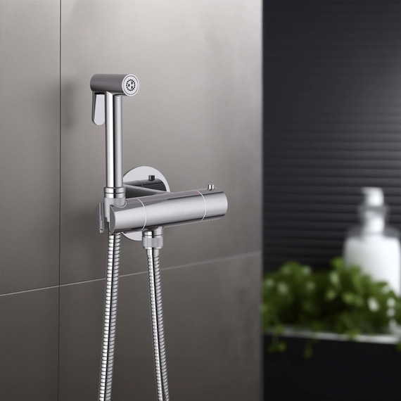 Набор для гигиенического душа Aquatek Оберон AQ1027CR (со скрытой частью) - фото 4