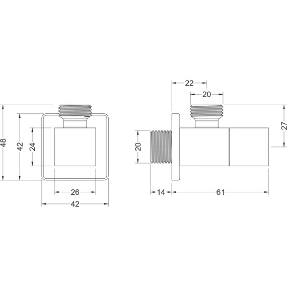 Шланговое подсоединение Aquatek AQ2453MB, чёрный матовый - фото 4