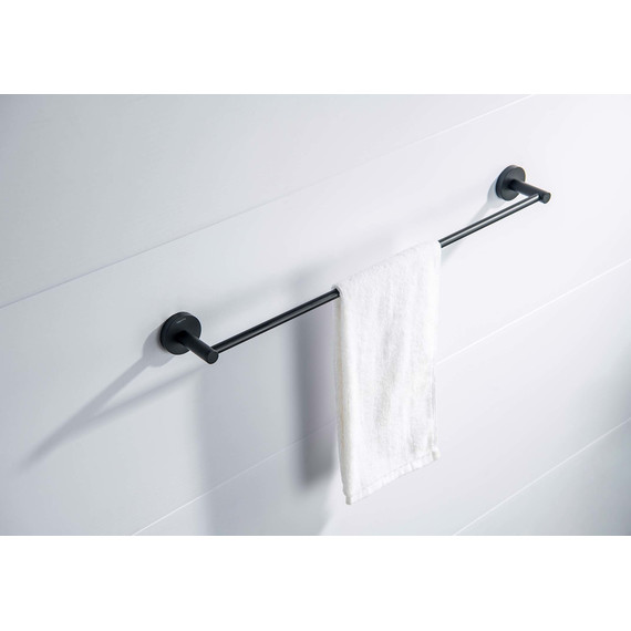 Полотенцедержатель Aquatek Европа AQ4114MB, цвет чёрный матовый - фото 5