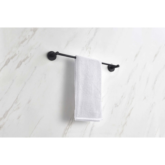 Полотенцедержатель Aquatek Европа AQ4120MB, цвет чёрный матовый - фото 8