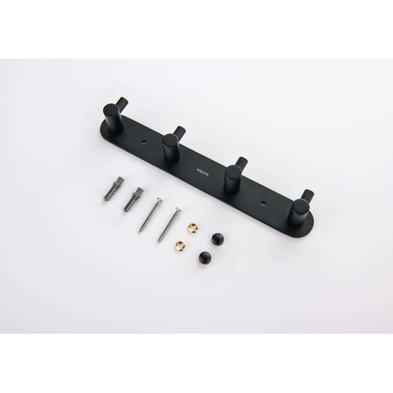 Набор крючков Aquatek Европа AQ4123MB, цвет чёрный матовый - фото 2