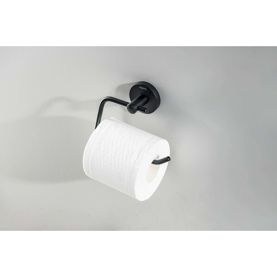 Держатель для туалетной бумаги Aquatek Оберон AQ4218MB, цвет чёрный матовый - фото 5