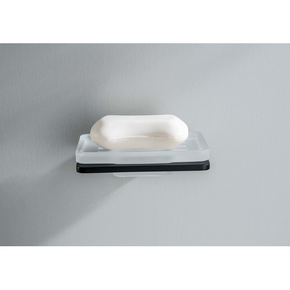 Мыльница Aquatek Либра AQ4303MB, цвет чёрный матовый - фото 3