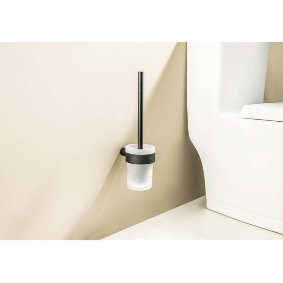 Ёршик для унитаза Aquatek Лира AQ4410MB, цвет чёрный матовый - фото 4