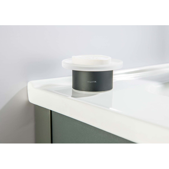 Мыльница Aquatek Лира AQ4426MB, цвет чёрный матовый - фото 4