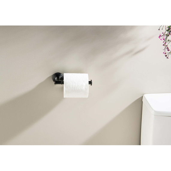 Держатель для туалетной бумаги Aquatek Классик AQ4508MB, цвет чёрный матовый - фото 4