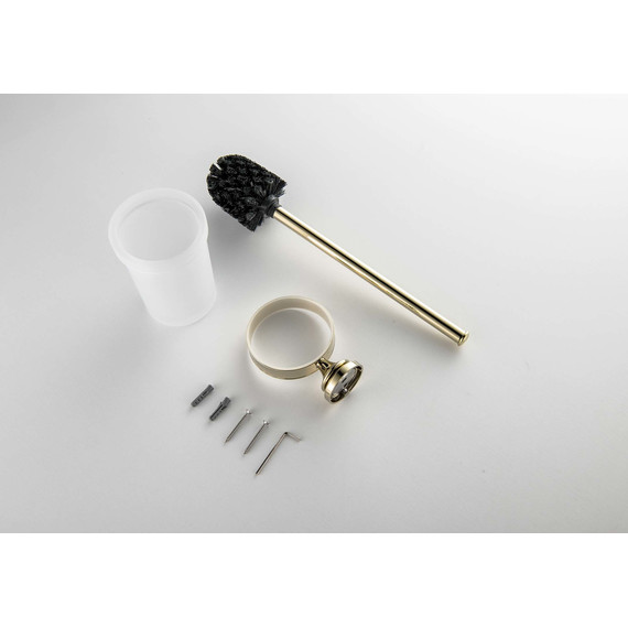 Ёршик для унитаза Aquatek Классик AQ4510PG, цвет золото - фото 2