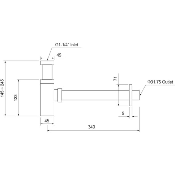 Сифон для умывальника Aquatek AQ6013CR - фото 6