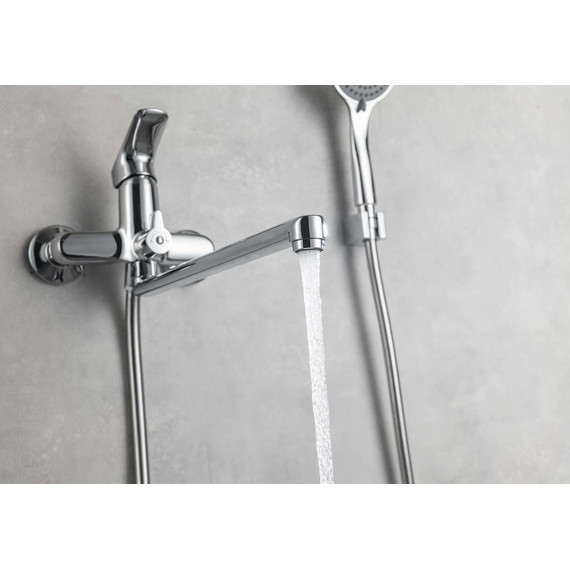 Смеситель для ванны Aquatek Вега AQ1033CR, Цвет производителя: хром - фото 5