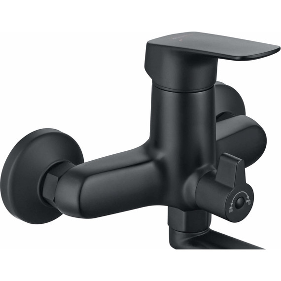 Смеситель для ванны Aquatek Вега AQ1033MB, чёрный матовый, Цвет производителя: чёрный матовый - фото 3