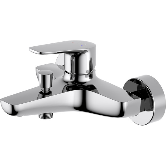 Набор смесителей 3 в 1 для ванны с коротким изливом Aquatek Бетта AQ1130CR, Цвет производителя: хром - фото 3