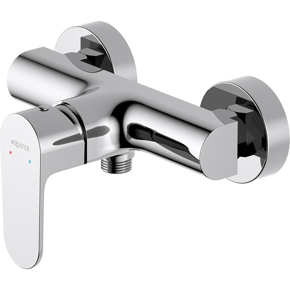 Смеситель для душа Aquatek Оберон AQ1232CR, Цвет производителя: хром - фото 2