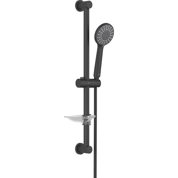 Набор смесителей 3 в 1 для душа Aquatek Бетта AQ1131MB, чёрный матовый, Цвет производителя: чёрный матовый - фото 4