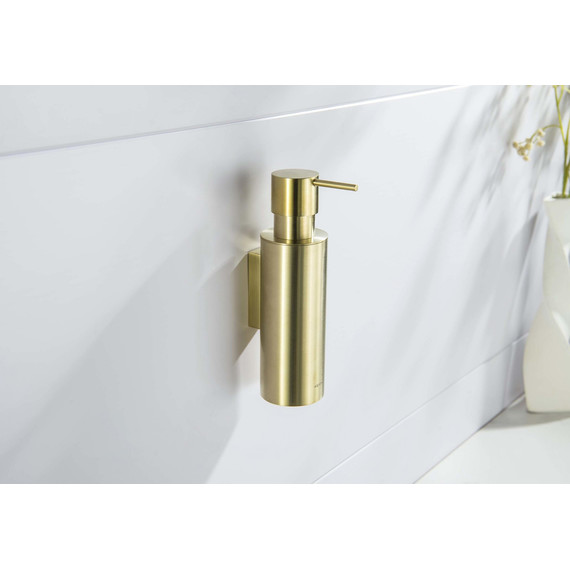 Дозатор для жидкого мыла Aquatek Оберон AQ4205BG, цвет золото шлифованное - фото 5