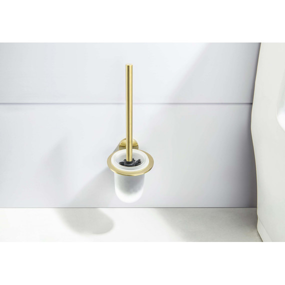 Ёршик для унитаза Aquatek Оберон AQ4210BG, цвет золото шлифованное - фото 5