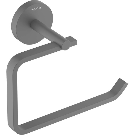 Держатель для туалетной бумаги Aquatek Бетта AQ4608MB, цвет чёрный матовый - фото 2