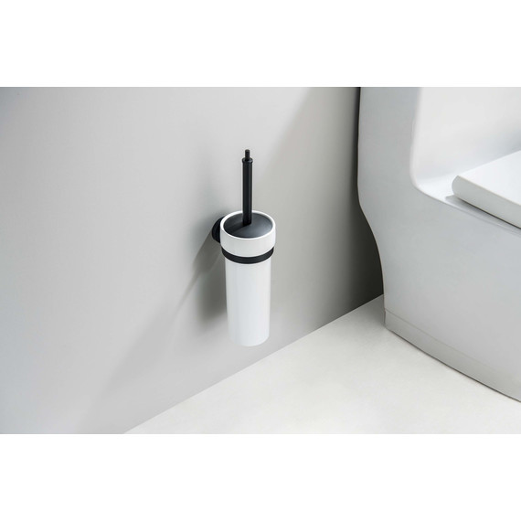 Ёршик для унитаза Aquatek Бетта AQ4610MB, цвет чёрный матовый - фото 3