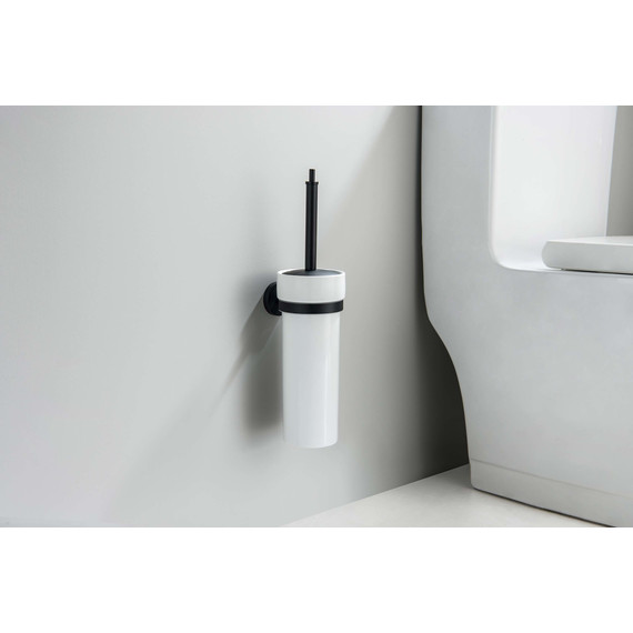 Ёршик для унитаза Aquatek Бетта AQ4610MB, цвет чёрный матовый - фото 4