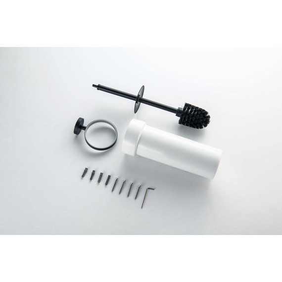 Ёршик для унитаза Aquatek Бетта AQ4610MB, цвет чёрный матовый - фото 5