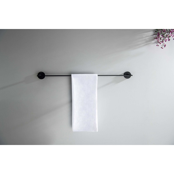 Полотенцедержатель Aquatek Бетта AQ4614MB, цвет чёрный матовый - фото 5