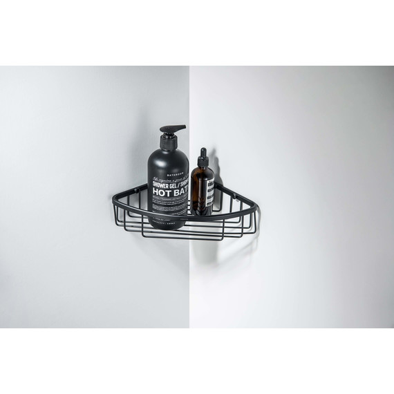 Полка угловая Aquatek  AQ4906MB, цвет чёрный матовый - фото 2