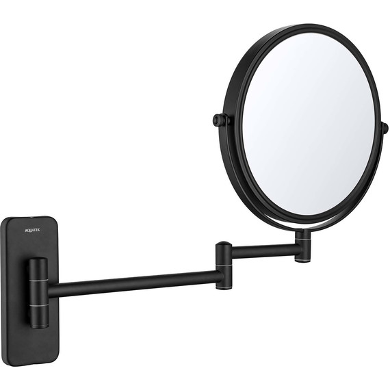 Зеркало косметическое настенное Aquatek  AQ4911MB, цвет чёрный матовый - фото 2