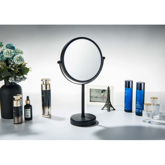 Зеркало косметическое настольное Aquatek  AQ4914MB, цвет чёрный матовый - фото 3