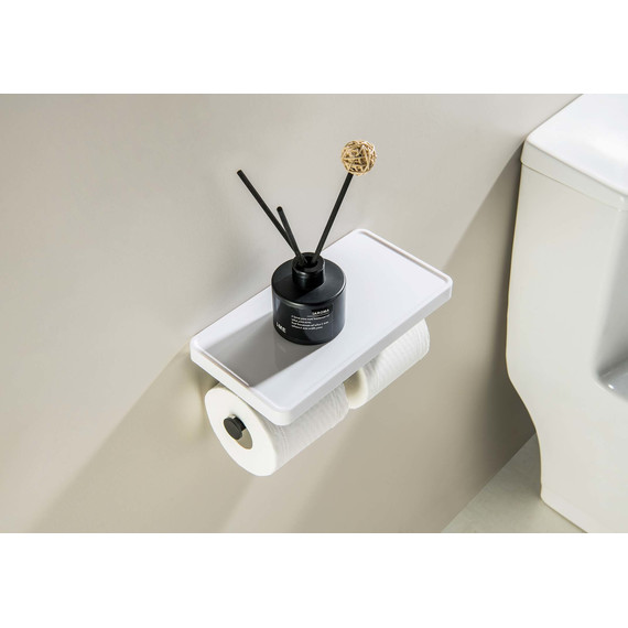 Держатель для туалетной бумаги Aquatek Европа AQ4919MB, цвет чёрный матовый - фото 4