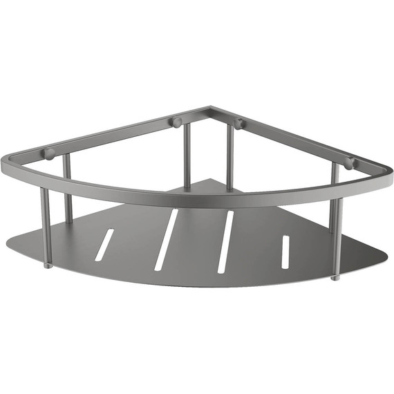 Полка угловая Aquatek AQ4926BGM, цвет оружейная сталь - фото 2