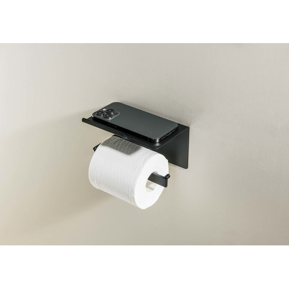 Держатель для туалетной бумаги Aquatek Либра AQ4929MB, цвет чёрный матовый - фото 4