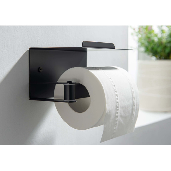 Держатель для туалетной бумаги Aquatek Либра AQ4929MB, цвет чёрный матовый - фото 8