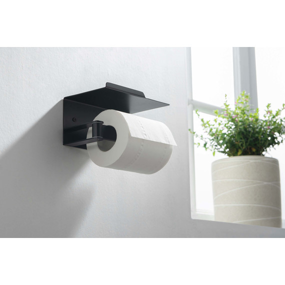 Держатель для туалетной бумаги Aquatek Либра AQ4929MB, цвет чёрный матовый - фото 10