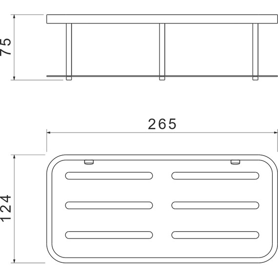 Полка Aquatek  AQ4936CR - фото 6