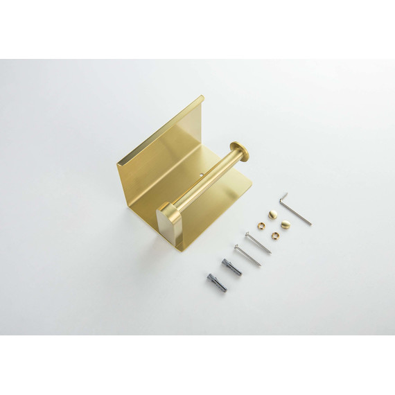 Держатель для туалетной бумаги Aquatek Европа AQ4939BG, цвет золото шлифованное - фото 3