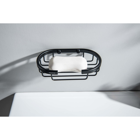 Мыльница Aquatek  AQ4956MB, цвет чёрный матовый - фото 3