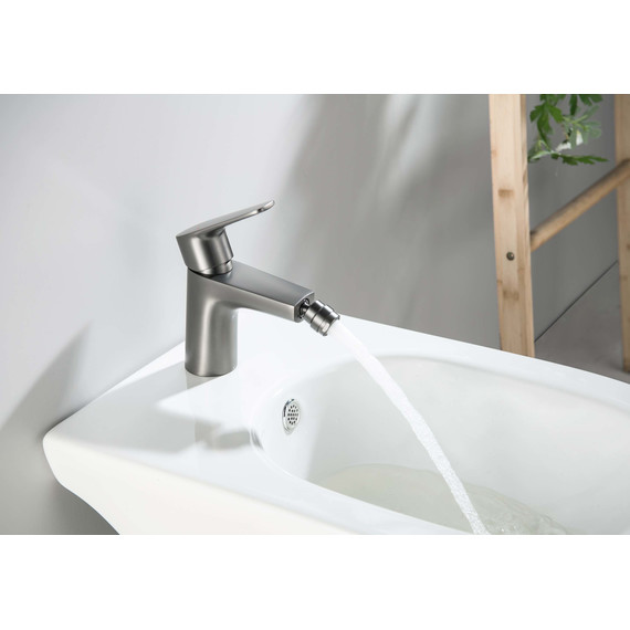 Смеситель для биде Aquatek Бетта AQ1118BGM, оружейная сталь, Цвет производителя: оружейная сталь - фото 3