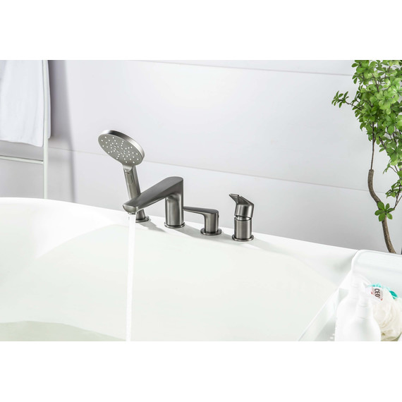 Смеситель для ванны Aquatek Бетта AQ1148BGM, оружейная сталь, Цвет производителя: оружейная сталь - фото 7