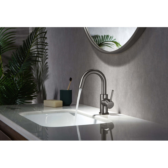 Смеситель для раковины Aquatek Европа AQ1307BGM, оружейная сталь, Цвет производителя: оружейная сталь - фото 3