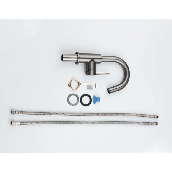 Смеситель для раковины Aquatek Европа AQ1307BGM, оружейная сталь, Цвет производителя: оружейная сталь - фото 5